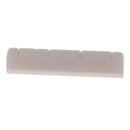 Set of Guitar Cattle Bone Slotted Saddle Nut for Ukulele Uku Uke Replacement