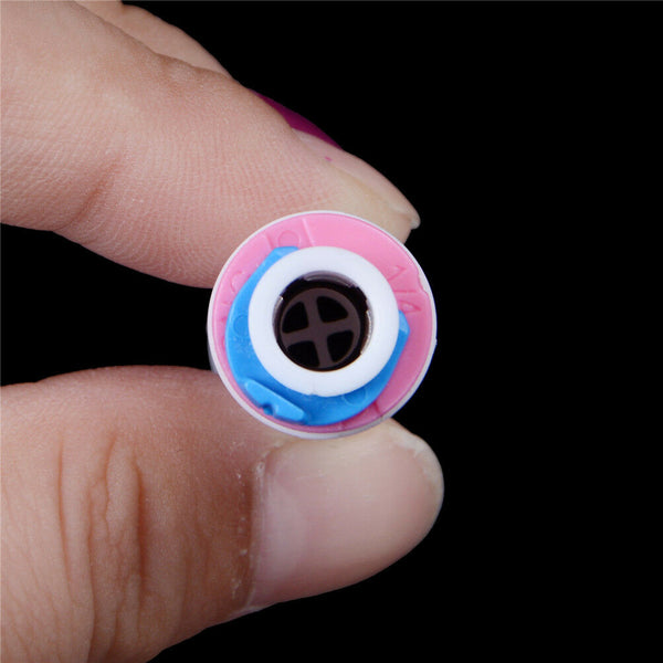 2PCS 1/4" - 1/4" OD Tube PE Pipe Straight Non-return Valve Quick Connector F FT