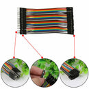 40X 20cm Dupont Male to Male Breadboard Jumper Wire Cable For Arduino Pi Hot