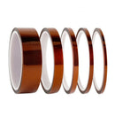 High Temp Tape, 5 Pack Polyimide High-Temperature Resistant Tape Multi-Size K7X5