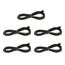 Replacement Jump Rope Cord Skipping Speed Rope Cable with End Caps Black