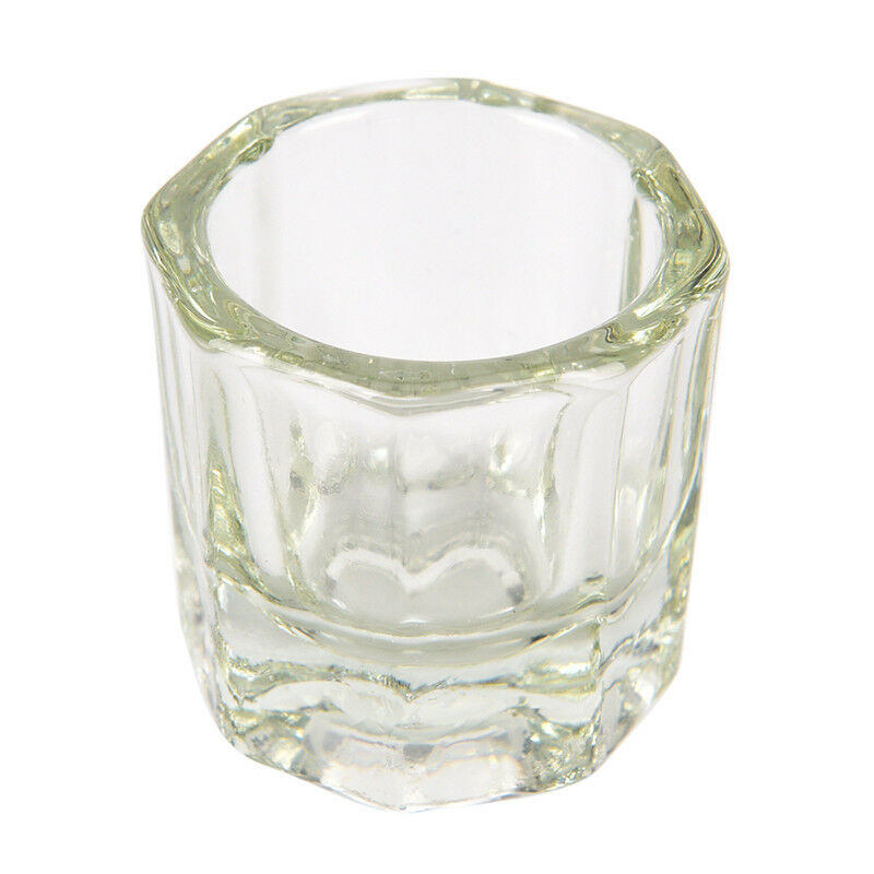 1pc Crystal Glass Dappen Dish Cup Nail Art Tool Glass Dappen Dish TranspareU Ew