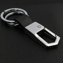 1 PCS Men'S Metal Keychain Creative Leather Car Keychains Usefulness Gift KEY