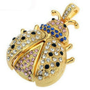 Crystal Beetle Shape Usb Flash Drive Pen Drive U Disk Pendrive U Disk Memor