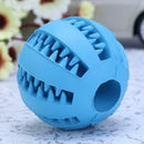 5cm Pet Toys Rubber Interactive Ball for Dog Chew Tooth Cleaning(Blue)