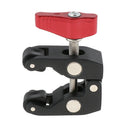 Super Clamp with Red Knob w/ 1/4inch & 3/8inch Thread for DSLR Camera