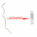 Self Bending Illusion Memory Change Metal Paper Clip Wire Trick Toys Magic Prop