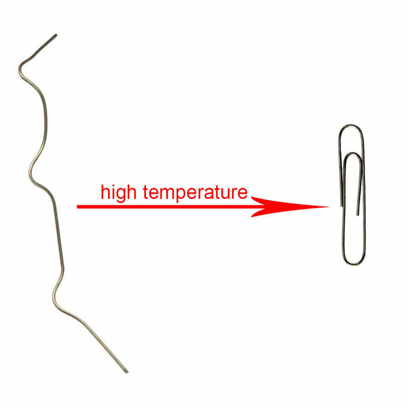 Self Bending Illusion Memory Change Metal Paper Clip Wire Trick Toys Magic Prop