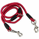 Nylon Duplex Double Coupler Twin Lead Two Way Two Pet Dogs Walking Leash Sa I7C3