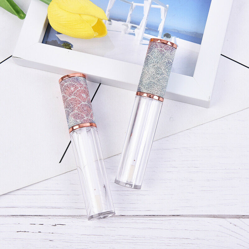 Rainbow Fish scales Lip Gloss Tubes Bulk with Wand Empty Lipstick BottlesS Ew