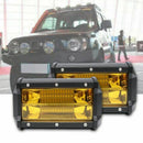 2PCS Waterproof 5inch 72W LED Work Light for Driving Fog Lamp Offroad Truck I5Y5