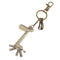 Metal giraffe formed hook strap, key holder bronze tone X4U4
