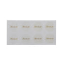 80x/10sheet Lovely Lace Round DIY Envelope Sealing Stickers 3.3cm white ColourJR