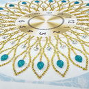 DIY Special Shaped Diamond Painting Flower Wall Clock Cross Stitch Decor