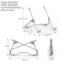 Portable Adjustable Laptop Notebook Table Stand Tray Computer Lazy Foldable Desk