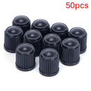 50 x Black Plastic Car Truck Auto Wheels Tire Valve Stem Cap Lid Air Dust CoverL