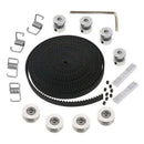 5Mx6Mm Gt2 Timing Belt +4Pcs 20 Tooth 5Mm Inner Diameter Pulley +4Pcs Idler