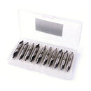 10Pcs 1x3Mm Hss Center Drill Bit 2 Flutes 60 Degree Angle Countersink Drill