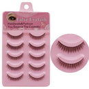 5 Pairs Short Hair False Eyelashes Handmade Wispy Cross Long Lashes Makeup