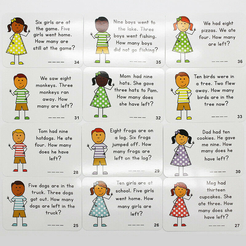 72Pcs/Set English Sentences Flash Card Answer Sheet Question Kids Early Lea N2A7