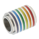 Charms Stainless Steel Pendant DIY Necklace Pride Pendant Rainbow Jewelry