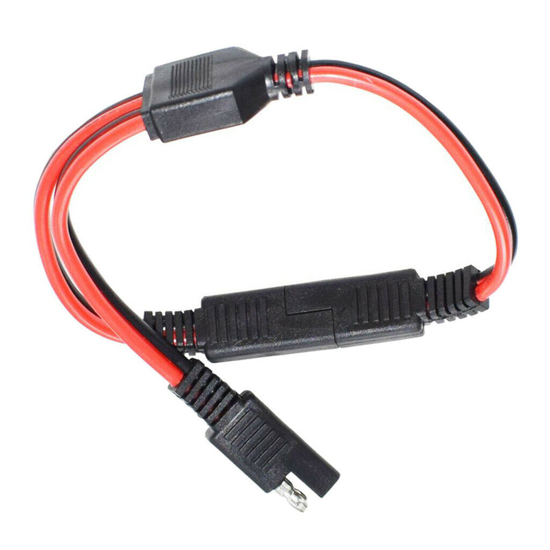 14AWG 300mm 2 Pin Quick Connect Disconnect Plug 20A SAE to SAE Cable Adapter