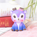 1pc stress relief toys galaxy cartoon deer scented slow rising cute animal toy3c