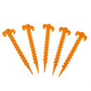 5 Pieces/ Set Plastic Camping & Awning Tent Pegs Nails for Outdoor Hiking
