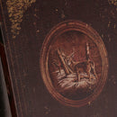Retro Book Simulation Storage Box Case Home Office Ornament Decor-Brown