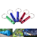5X Alloy Aluminum Emergency Survival Whistle Outdoor Camping Hiking Keychain OZ