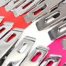 1X(40 Pieces Of Stainless Steel Clothespin Metal Clip Socks Clip Clothespin