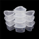 10pc 50ml Slime Mud Storage Container Organizer Box With Lid For Light Clay 3C