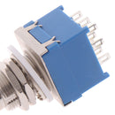 1Pc 3PDT 9-PIN Guitar Effects Stomp Switch Pedal Box Foot Metal tar Sw.AU