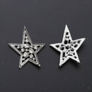 10 Pcs Crystal Embellishments Flatback Rhinestone Buttons DIY Craft Decor