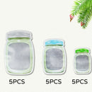 15*Zipper Bag Food Preservation Bag Baking Biscuit Candy Snack Storage Bag