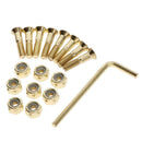 8x Skateboard Mounting Screws Nuts Bolt Skate Deck To Truck Replacement Hardware