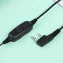 QX-105 K-Plug PTT Wired Intercom Headphone for Baofeng UV-82/8D Walkie Talkie