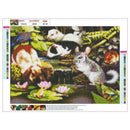 5D DIY Full Drill Diamond Painting Animals Cross Stitch Embroidery Mosaic A