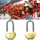 2PCS Engraved Brass Love Padlock Lock Personalised wedding anniversary Gift ZMB