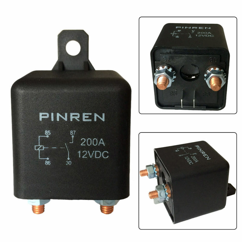 12V DC 200A Car Relay Truck Motor Continuous Automotive Switch High Power