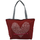 Women Girl Canvas Eco Shopping Tote Shoulder Handbag Beach Bag Shopper Satc B8M6