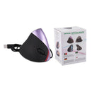 Ergonomic Design Vertical Optical Mouse USB Mouse Wrist Pain Healing Purple
