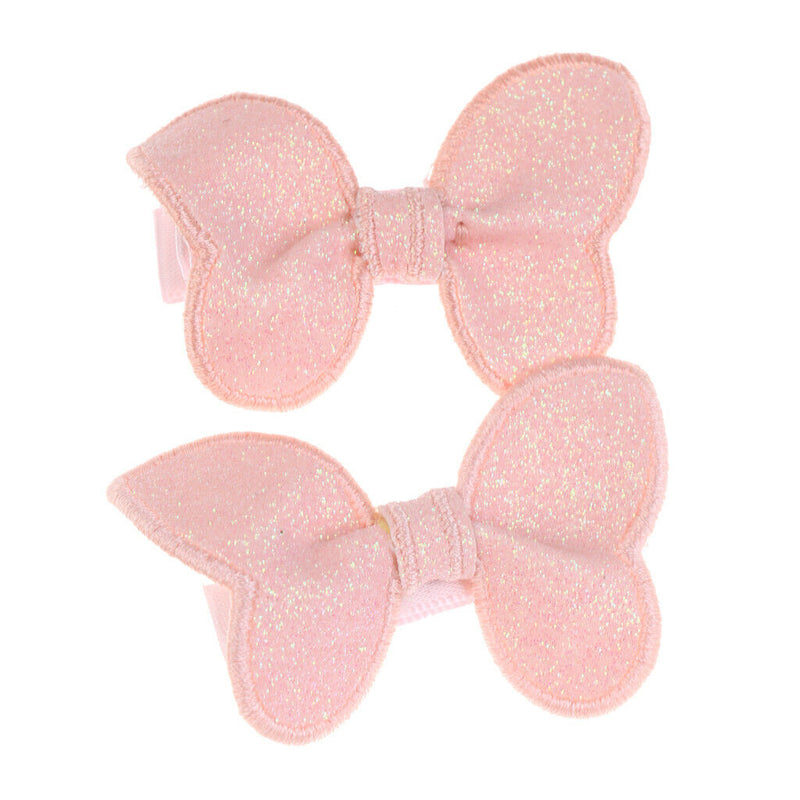 Wholesale 5 Pieces Pink Bow Hair Clips Kids Children Girls Hair Accessories