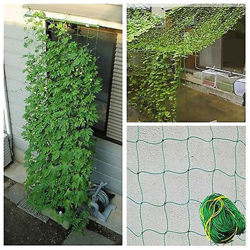 1.8x1.8m Garden Green Nylon Trellis Netting Support Climbing Plant Nets Fence ME