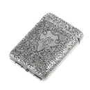 Cigarette Storage Case Alloy Holder Box Flip Top Closure Hold 14 Cigarettes