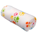 Foot Print Pet Blanket Animal fleece blanket blanket mat Cats and dogs good O2B8