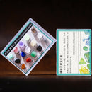 Natural Rock Gemstones Collection Box Quartz Crystal Mineral Specimen Kit