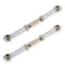 2pc Turn Buckle Steering Servo Linkage for 1/10 HSP 94111 94188 RC Accessory