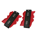 2 Pieces 120mm Irregular Profile Measuring Gauge Contour Duplication - Red