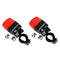 2Pcs Waterproof Self-Powered Bicycle Bike Taillight LED Rear Light Cycling